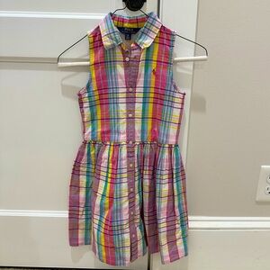Girls plaid dress